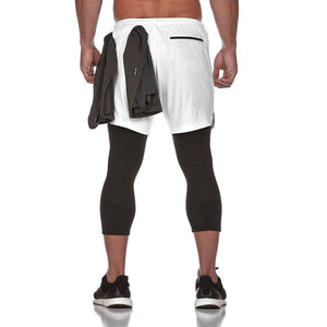 Men's Fitness Shorts with Leggings