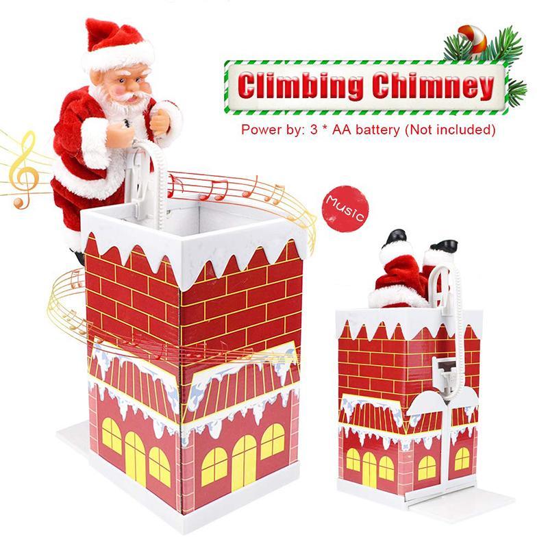Santa Claus doll shaking the hips,Chimney Climbing Santa Claus,Santa Claus Riding An Electric Reindeer