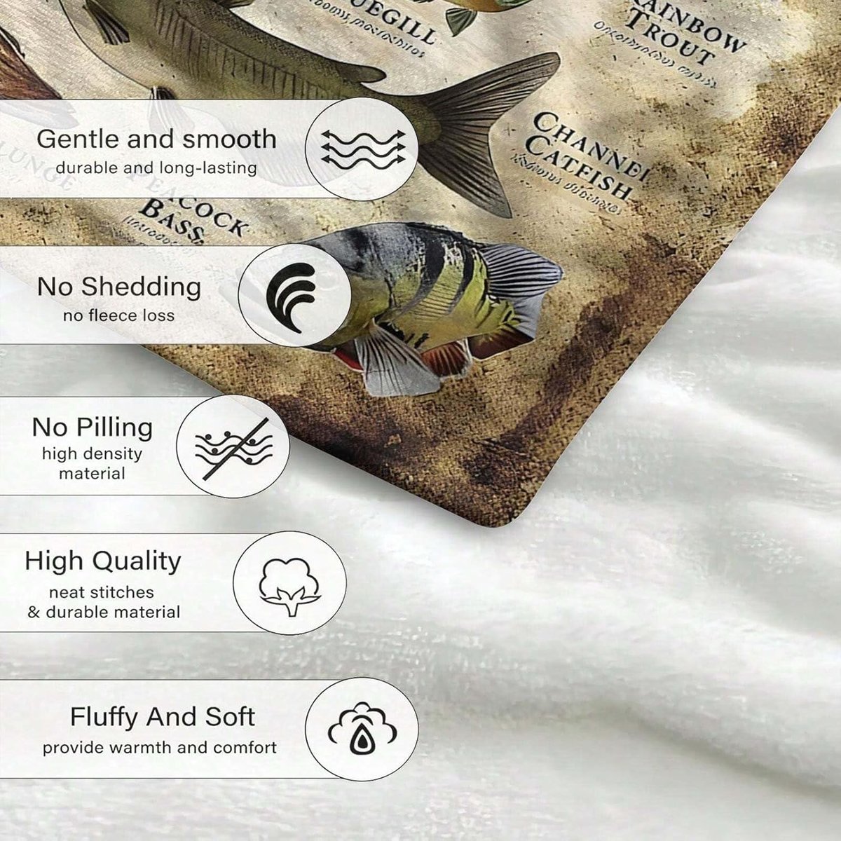 🎣Fishing Enthusiast's Blanket Gift