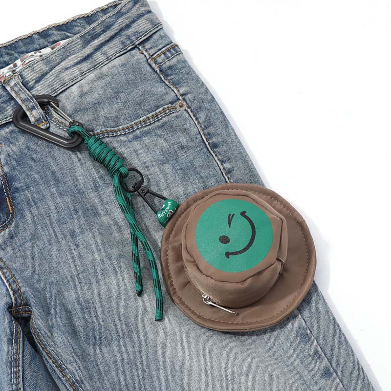 Smiley Hat Coin Purse with Buckle