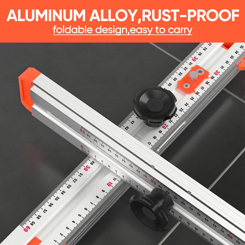 4 in 1 Drilling Positioning Ruler