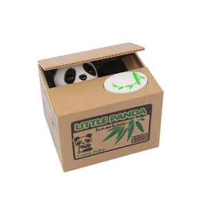 Cute Panda Coin Money Box