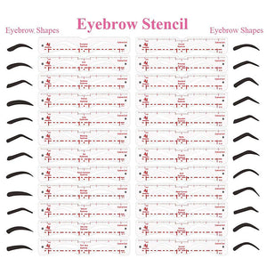Silicone Eyebrow Stencil Kit