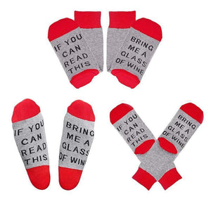 If You Can Read This Funny Saying Socks, 2 Pairs