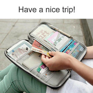 Multi-pockets Travel Storage Wallet