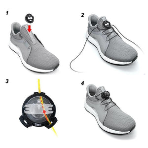 Rotating Automatic Buckle-Shoelace