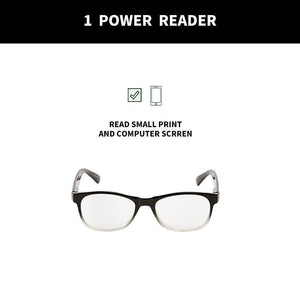 One Power Readers Reading Glasses, Black