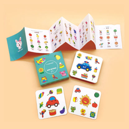 Children's educational toy animal cards, 54Pcs