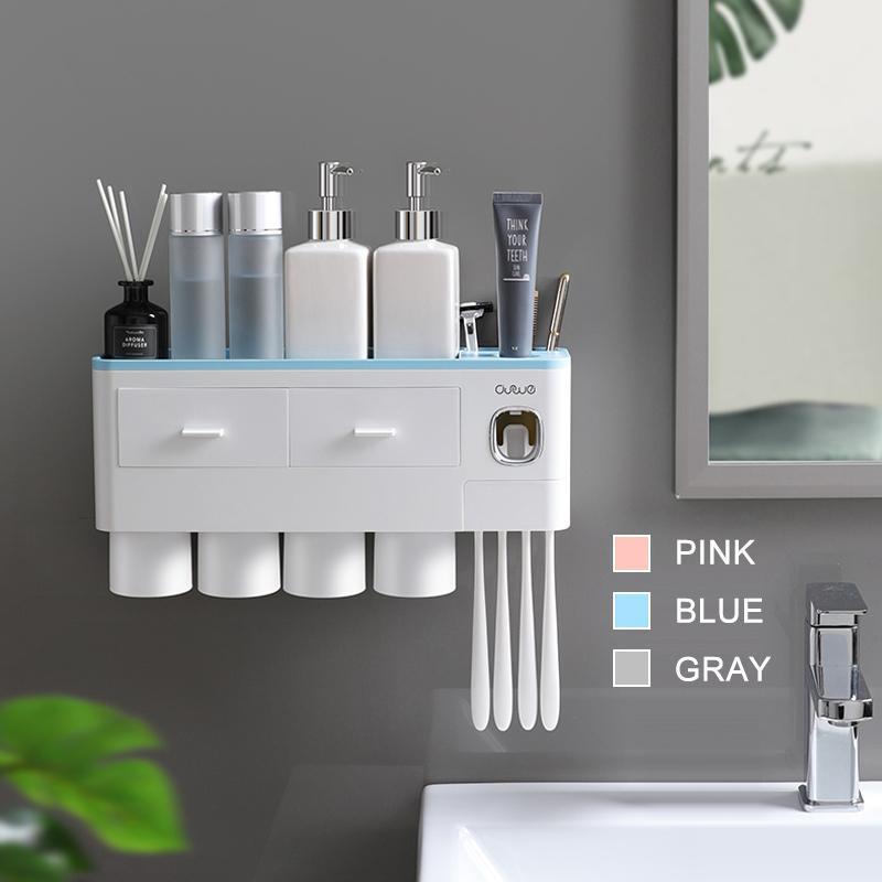 Integrated Toothbrush Holder