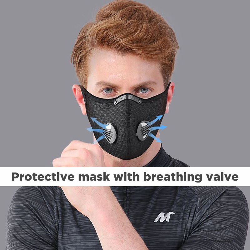 Riding Mask With Breathing Valve