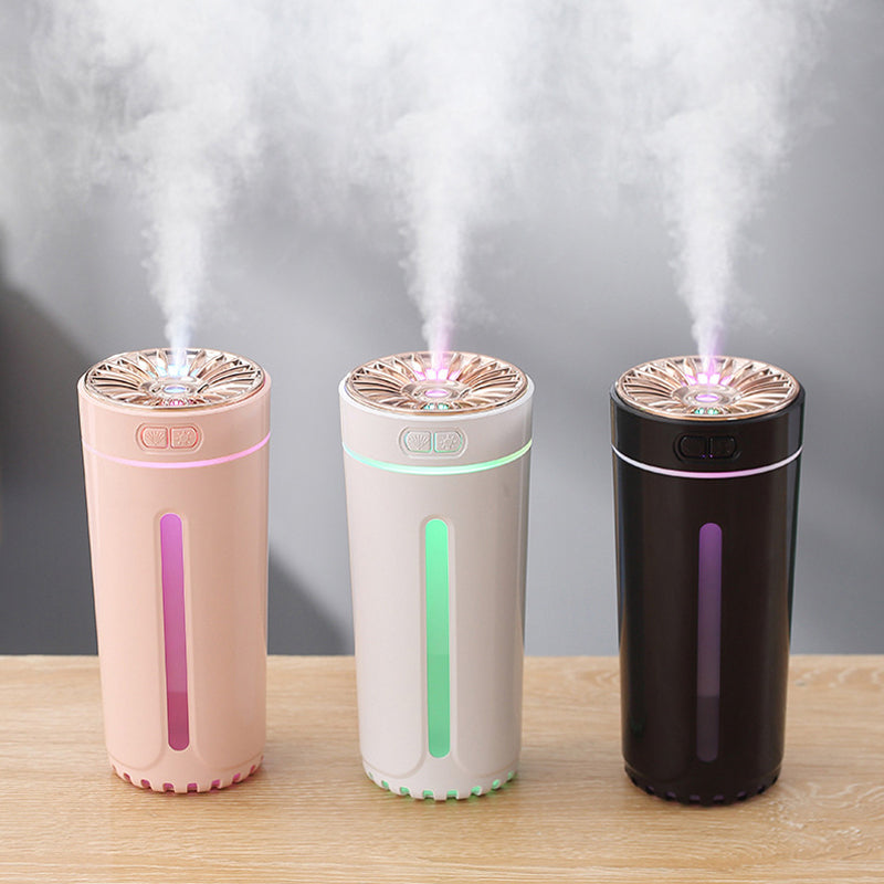 Wireless Car Air Humidifier with Colorful Night Light