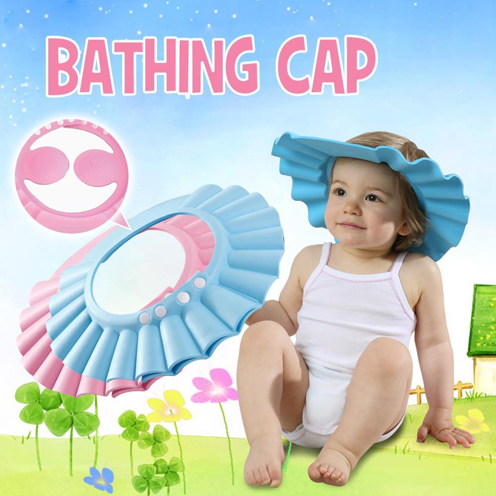 Children's bath shampoo cap
