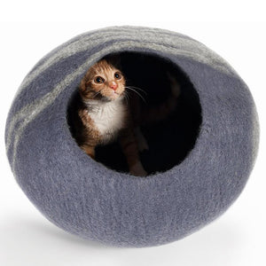 Handcrafted Cat Cave Bed