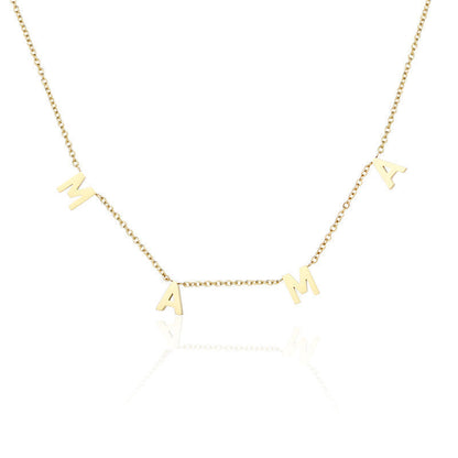 Letter Necklace for Mama
