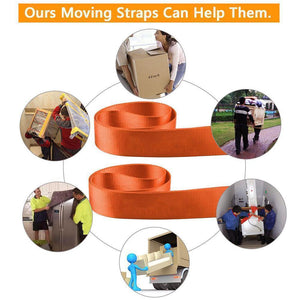 Adjustable Furniture Teamstrap Moving and Lifting Straps -2pcs