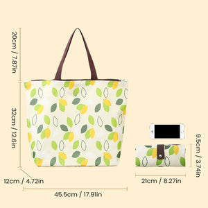 Portable oxford shopping bag