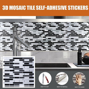 3D Mosaic Tile Self-adhesive Stickers