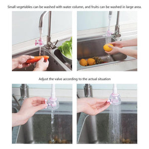 Faucet Nozzle splash prevention and water saving