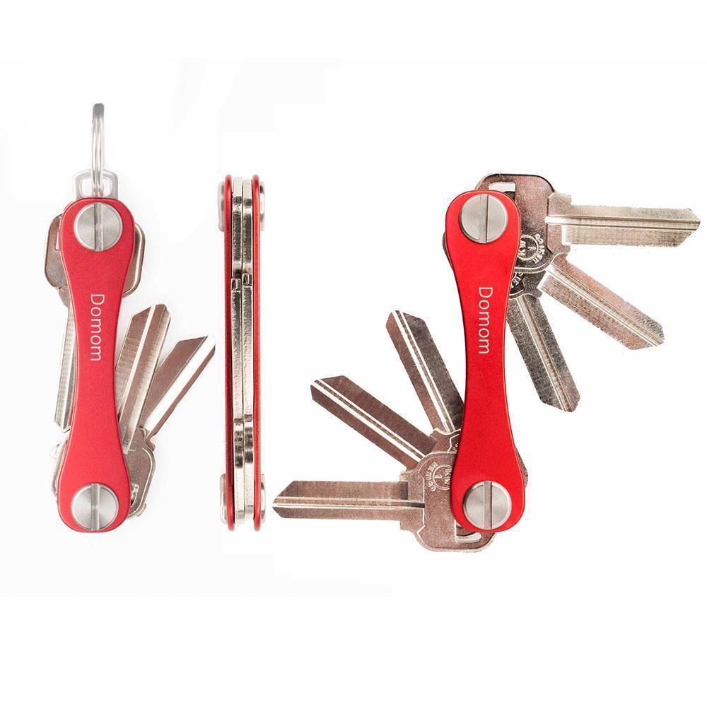 Domom Compact Key Holder and Keychain Organizer,2 Packs
