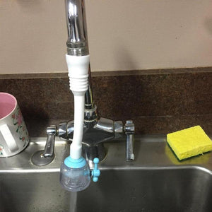 Faucet Nozzle splash prevention and water saving