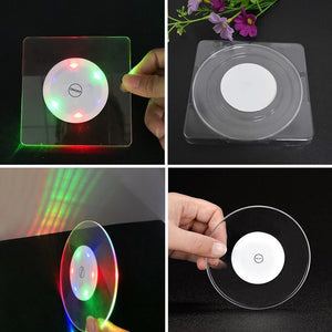 Acrylic LED Light Up Coasters