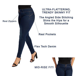 Hirundo Women's Stretch Denim Jeans