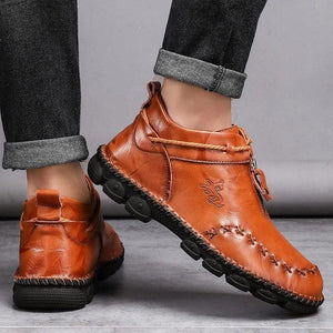 Hand Stitching Non Slip Soft Sole Casual Boots