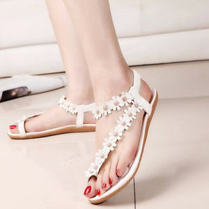 Dainty Floral Sandals for Women