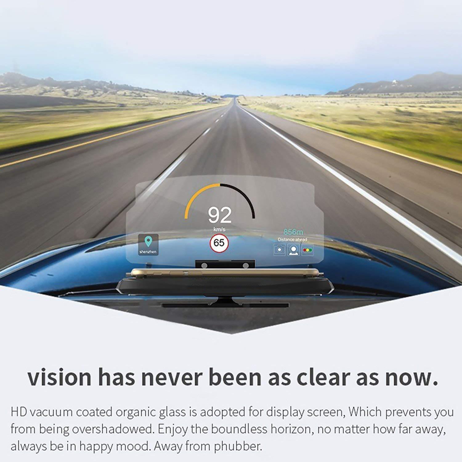 Heads Up Display Car HUD Phone GPS Navigation Image Reflector