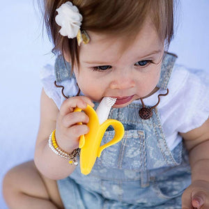 Baby Banana Training Toothbrush & Teether