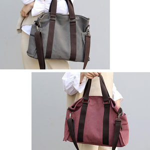 Large Capacity Canvas Handbag Shoulder Bag