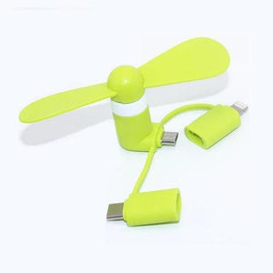 Portable Mini Cooling Fan For Android, IOS&Type C