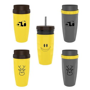 Coverless Twist cup，Creative Plastic Cup