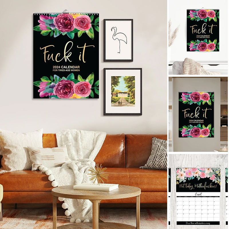 2024 Calendar For Tired – splendiday